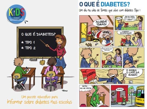 material portugues kids idf diabetes